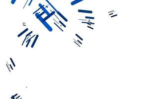 Light BLUE vector layout with flat lines.