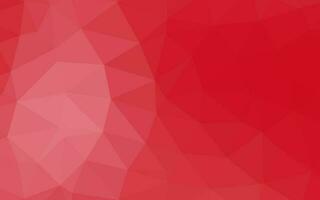 Light Red vector triangle mosaic template.