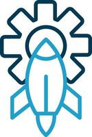 Rocket Vector Icon Design