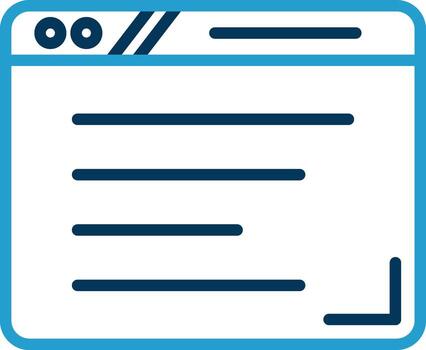 Browser Vector Icon Design