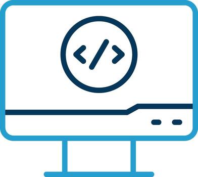 Code Vector Icon Design