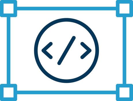 codificación vector icono diseño