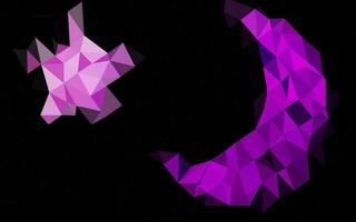 Light Purple vector polygon abstract layout.