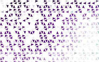 Light Purple vector background with triangles.
