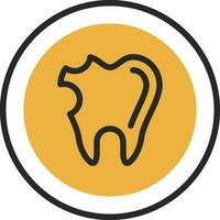 Caries Vector Icon Design