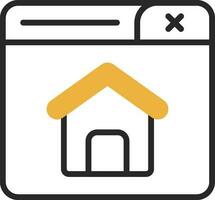 Home Page Vector Icon Design