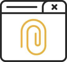 Atachment Vector Icon Design