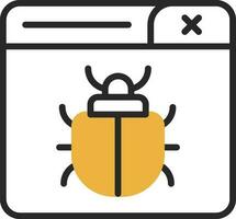 Bug Vector Icon Design
