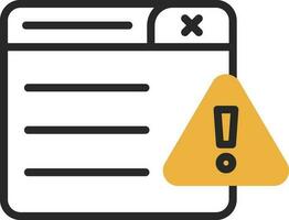 Warning Vector Icon Design