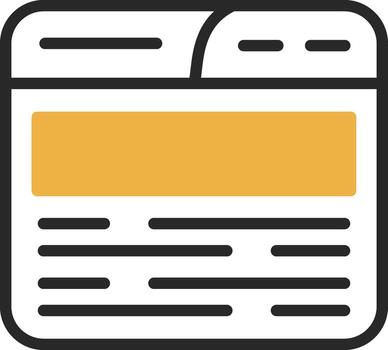 diseño de icono de vector de navegador web