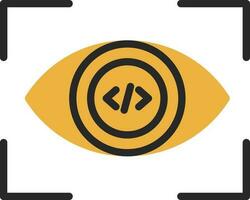 diseño de icono de vector de ojo