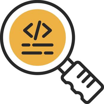 Quick Review Code Vector Icon Design