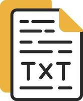 Txt File Vector Icon Design