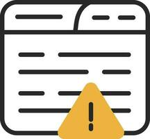 Warning Vector Icon Design