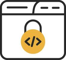 Unsecured Vector Icon Design