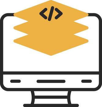 Computer Vector Icon Design