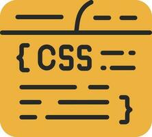 Css Coding Vector Icon Design
