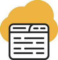 Cloud Vector Icon Design
