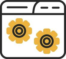 Website Setting Vector Icon Design