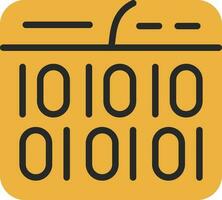 Binary Code Vector Icon Design