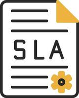 Sla Vector Icon Design