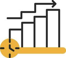 Bar Chart Vector Icon Design