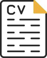 CV Vector Icon Design