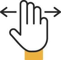 Swipe Vector Icon Design