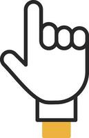 One Finger Vector Icon Design