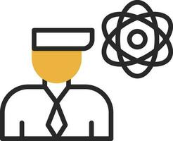 Researcher Vector Icon Design
