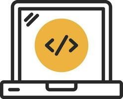 Web Coding Vector Icon Design