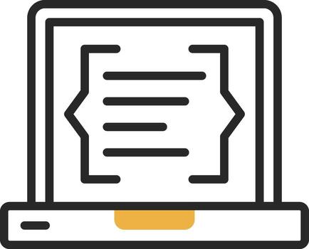 Coding Vector Icon Design