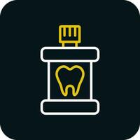 Mouthwash Vector Icon Design