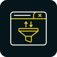 Funnel Vector Icon Design