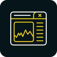 Graph Vector Icon Design