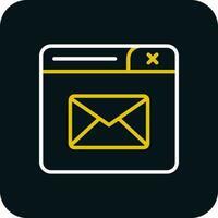 Contact Mail Vector Icon Design