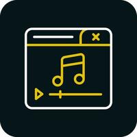 Music Player Vector Icon Design