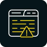 Warning Vector Icon Design