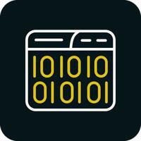 Binary Code Vector Icon Design