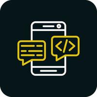 Conversation Vector Icon Design