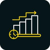 Bar Chart Vector Icon Design