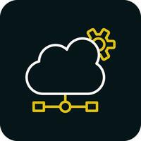 Cloud Computing Vector Icon Design