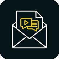 Email Marketing Vector Icon Design