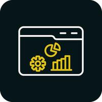 Statistics Vector Icon Design