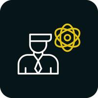 Researcher Vector Icon Design