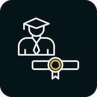 Graduate Vector Icon Design