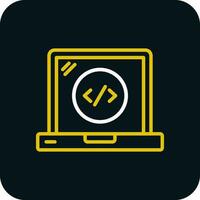 Web Coding Vector Icon Design