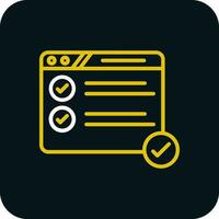 Checklist Vector Icon Design