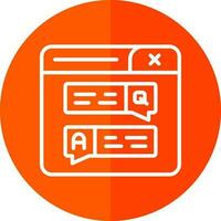 Forum Vector Icon Design
