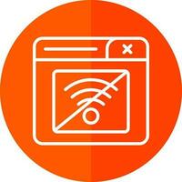 Connection Error Vector Icon Design